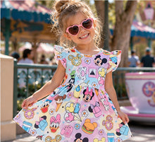 Load image into Gallery viewer, Pastel Mouse Magic Twirl Dress