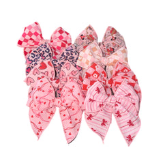 Load image into Gallery viewer, La La Love Valentine’s Serged Bows – Clip Hair Bows