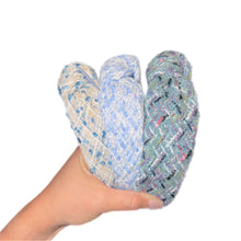 Load image into Gallery viewer, Blue Tweed Headbands