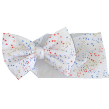 Load image into Gallery viewer, Patriotic Specks Bow
