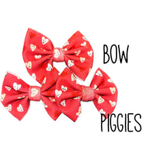 Load image into Gallery viewer, Love Smiley Hearts Bow