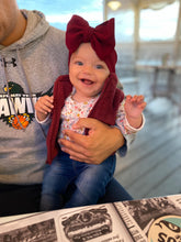 Load image into Gallery viewer, Burgundy Bow