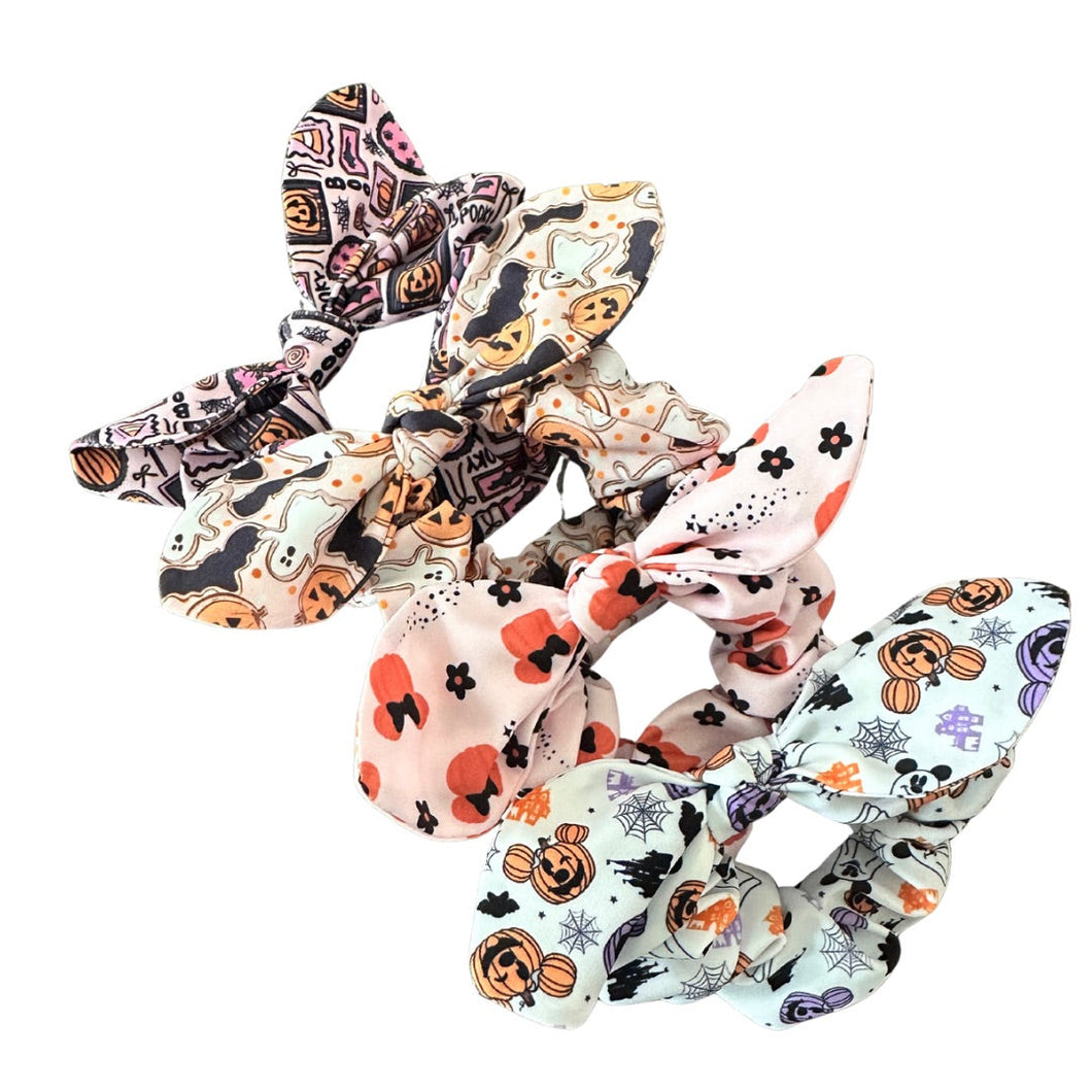 Halloween Scrunchie Bows