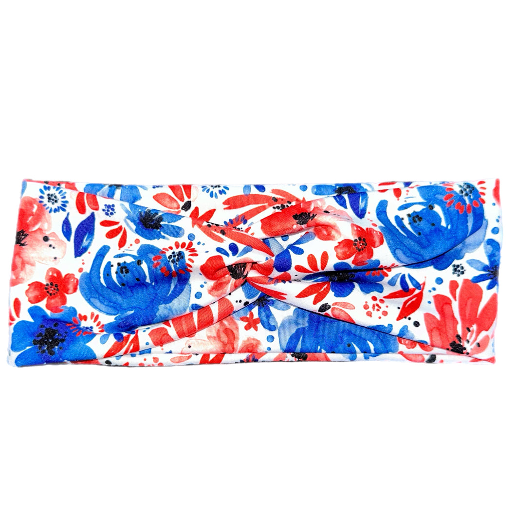 Patriotic Floral Twist