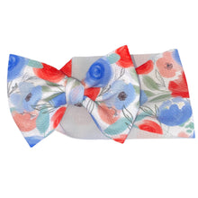 Load image into Gallery viewer, Patriotic Poppies Bow

