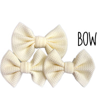 Load image into Gallery viewer, Holiday Ivory Bow
